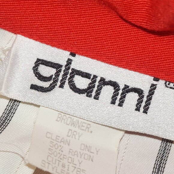 Vintage 80s Red Oversized Boyfriend Blazer - Picture 3 of 6